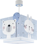 Dalber kinderlampe Pendelleuchte Hängelampe Baby Jungle Tiere Dschungeltiere, Kunststoff, Blau