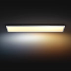 Philips Hue White Ambiance Aurelle smarte LED Panelleuchte, 120x30cm, Innenbeleuchtung, Smart Home Deckenleuchte für Schlafzimmer/Wohnzimmer, neue Generation, weiß