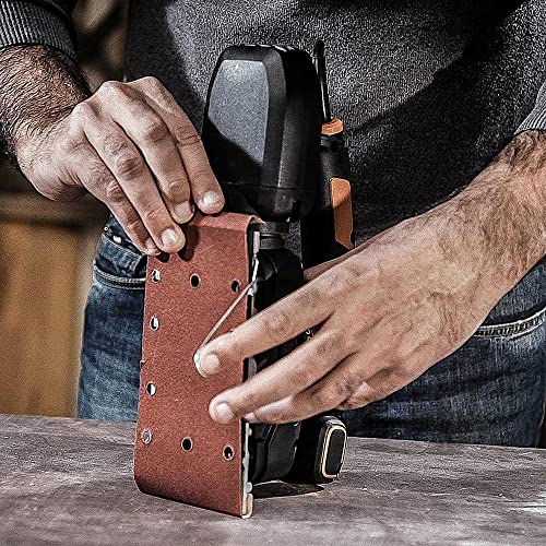 WORX WX641 Schwingschleifer 250 W – Handlicher Schleifer mit DUSTSTOP Mikrofilter für ein sauberes Arbeiten – Großer Schwingkreis & einfache Bedienung