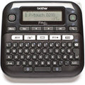 Brother PT-D210 Beschriftungsgerät, QWERTZ Tastaturlayout (für 3,5 bis 12 mm breite TZe-Schriftbänder, bis zu 20 mm/Sek. Druckgeschwindigkeit), Schwarz