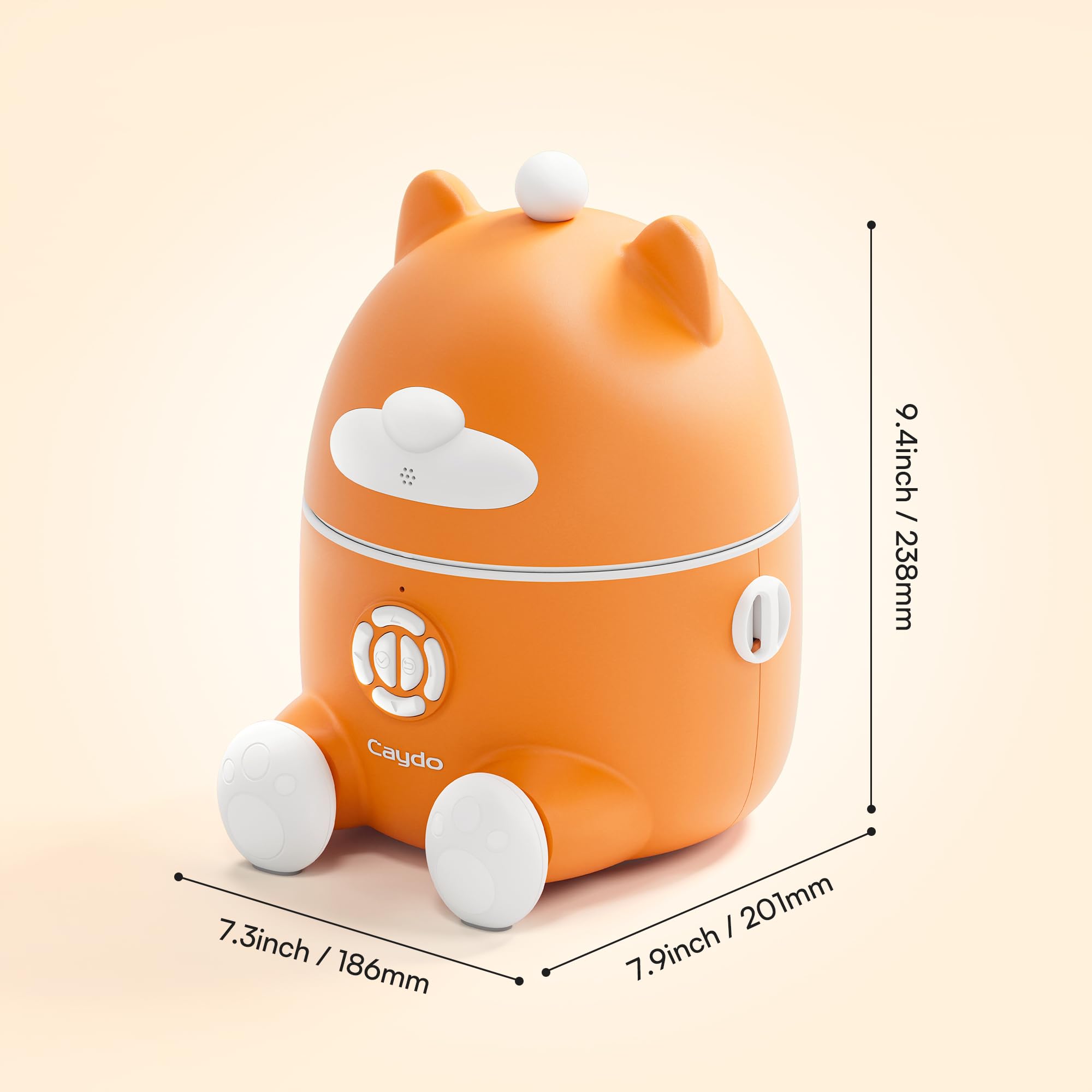 Caydo T3 KI-Zeichenprojektor für Kinder, Zeichenlern-Projektor mit 700+ Aktivitäten, Native 720P HD Bluetooth-Projektor, Kreativ-Lernspielzeug Jungen & Mädchen ab 5+