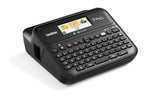 Brother PT-D610BTVP Bluetooth-Tischetikettierer mit Koffer, Anschluss an PC und Smartphone, Farbdisplay, TZE-Serie von 3,5 bis 24 mm, inklusive Stromadapter AD-E001