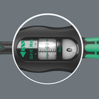 Wera 05075604001 Click-Torque A 5 Drehmomentschlüssel mit Umschaltknarre, 1 W, 1 V, 1/4" Vierkant, 2.5 - 25 Nm
