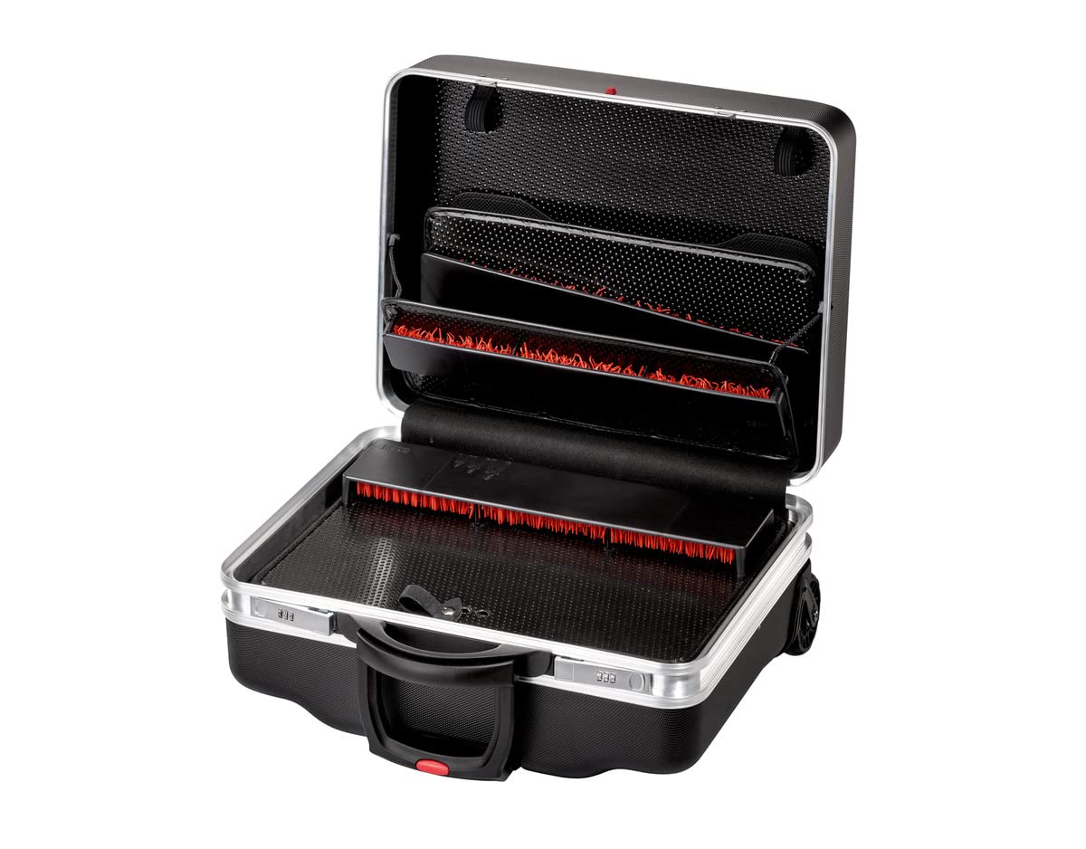 Parat Werkzeugkoffer CLASSIC KingSize Roll neo Safe CP-7 (Größe XL / Werkzeugtasche ohne Inhalt, rollbar / Werkzeug-Trolley schwarz) 789550171