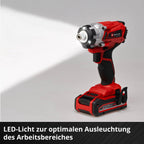 Einhell Akku-Schlagschrauber TE-CI 18/1 Li-Solo Power X-Change (Li-Ion, 18V, 0-2300 min-1, max. Drehmoment hart 140 Nm, Drehzahlregelelektronik, ohne Akku und Ladegerät)