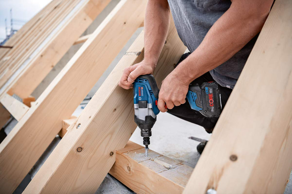 Bosch Professional 18V System BITURBO Akku Drehschlagschrauber GDS 18V-1050 H (inkl. Einlage, L-BOXX, ohne Akku/ Ladegerät)