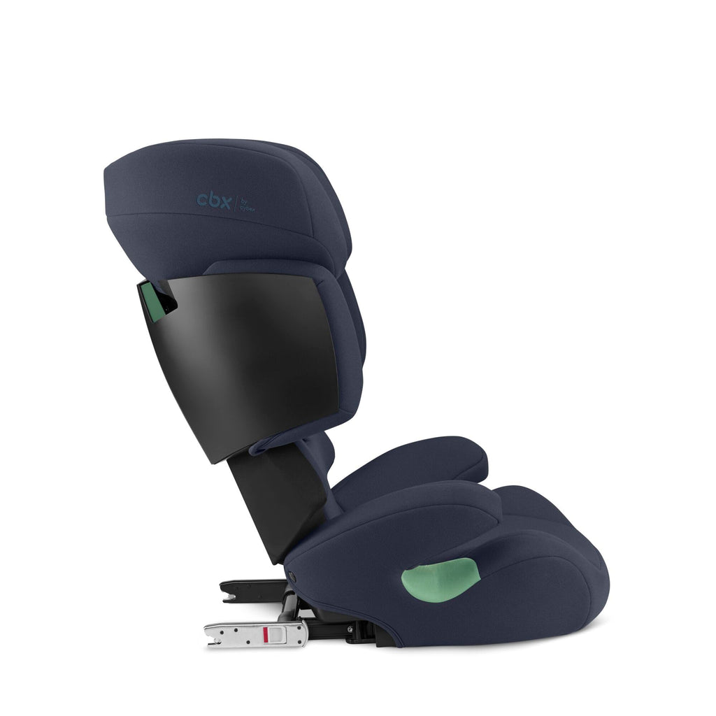 CBX by CYBEX Kinder-Autositz Solution X i-Fix, Für Autos mit und ohne ISOFIX, Ab ca. 3 bis 12 Jahre (100 - 150 cm), Ab ca. 15 bis 50 kg, Blau