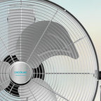 Cecotec Industrie-Ventilator EnergySilence 4300 Pro, 110 W, 3 Metallklingen 18" (45 cm), 3 Geschwindigkeiten, Kupfermotor, Einstellbare Neigung, Verchromte Oberfläche