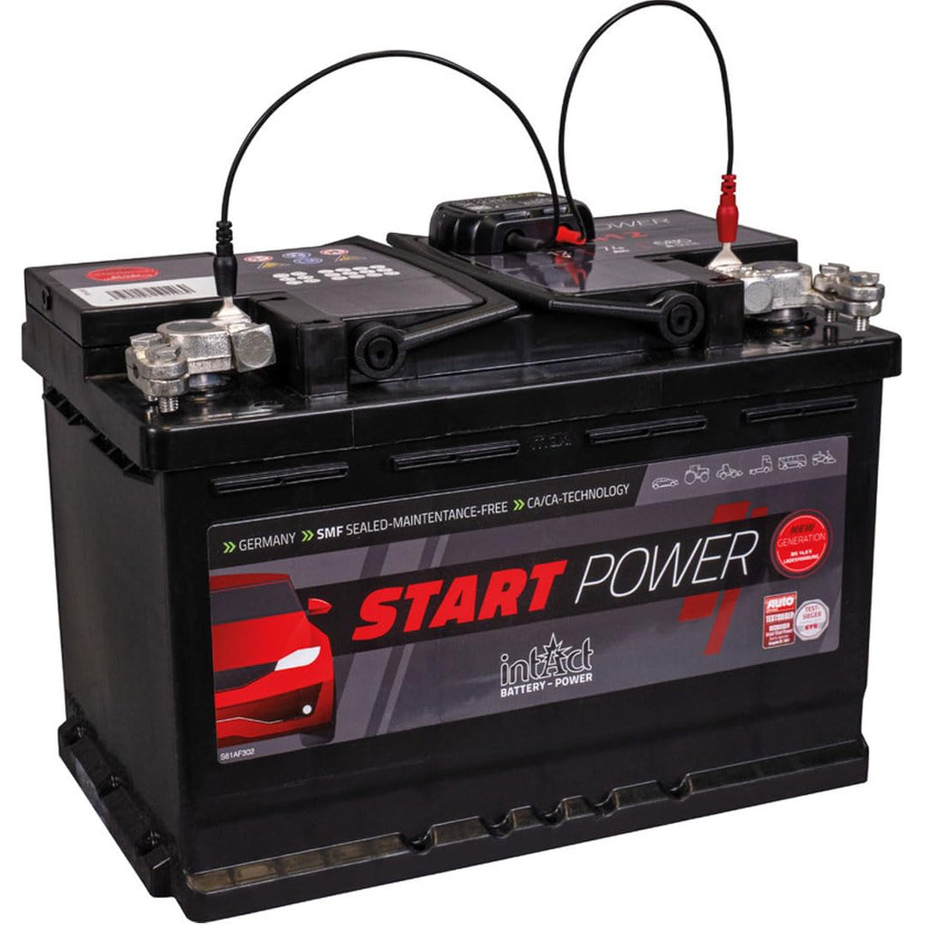 intAct Battery-Guard | Bluetooth-Batteriewächter für 12V Batterien | kompatibel mit Bleibatterien (Nass, EFB, AGM, Gel) und Lithium-Batterien (LiFePO4) | mit kostenloser App