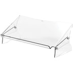Fellowes Konzepthalter Clarity, höhenverstellbarer Vorlagenhalter für A4 und A3 Dokumente, ergonomischer Dokumentenhalter für das Büro, FIRA zertifiziert, Farbe: transparent