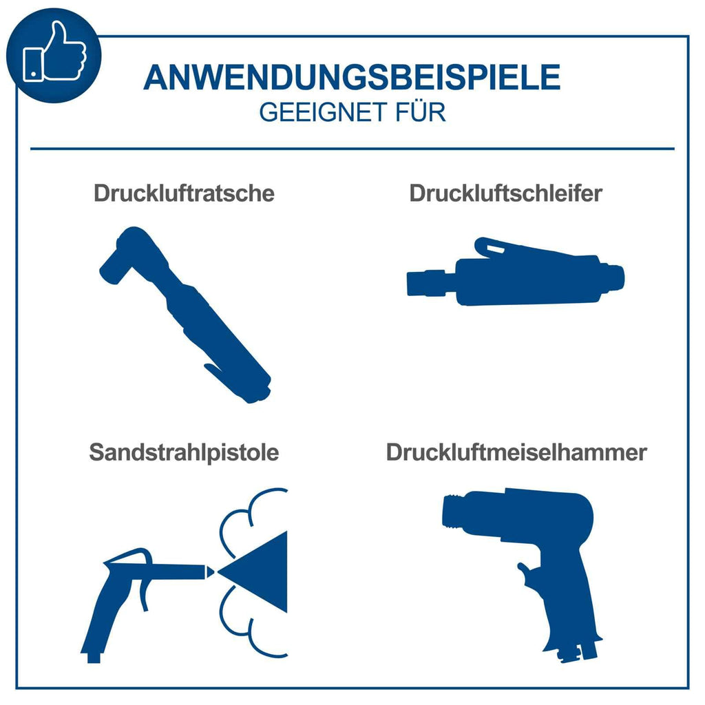 Scheppach Druckluft Kompressor HC53DC | 2200W Leistung | 50L Kessel | 10bar Druck | Ansaugleistung 412 L/min | Druckminderer, ölgeschmiert, Doppelzylinder