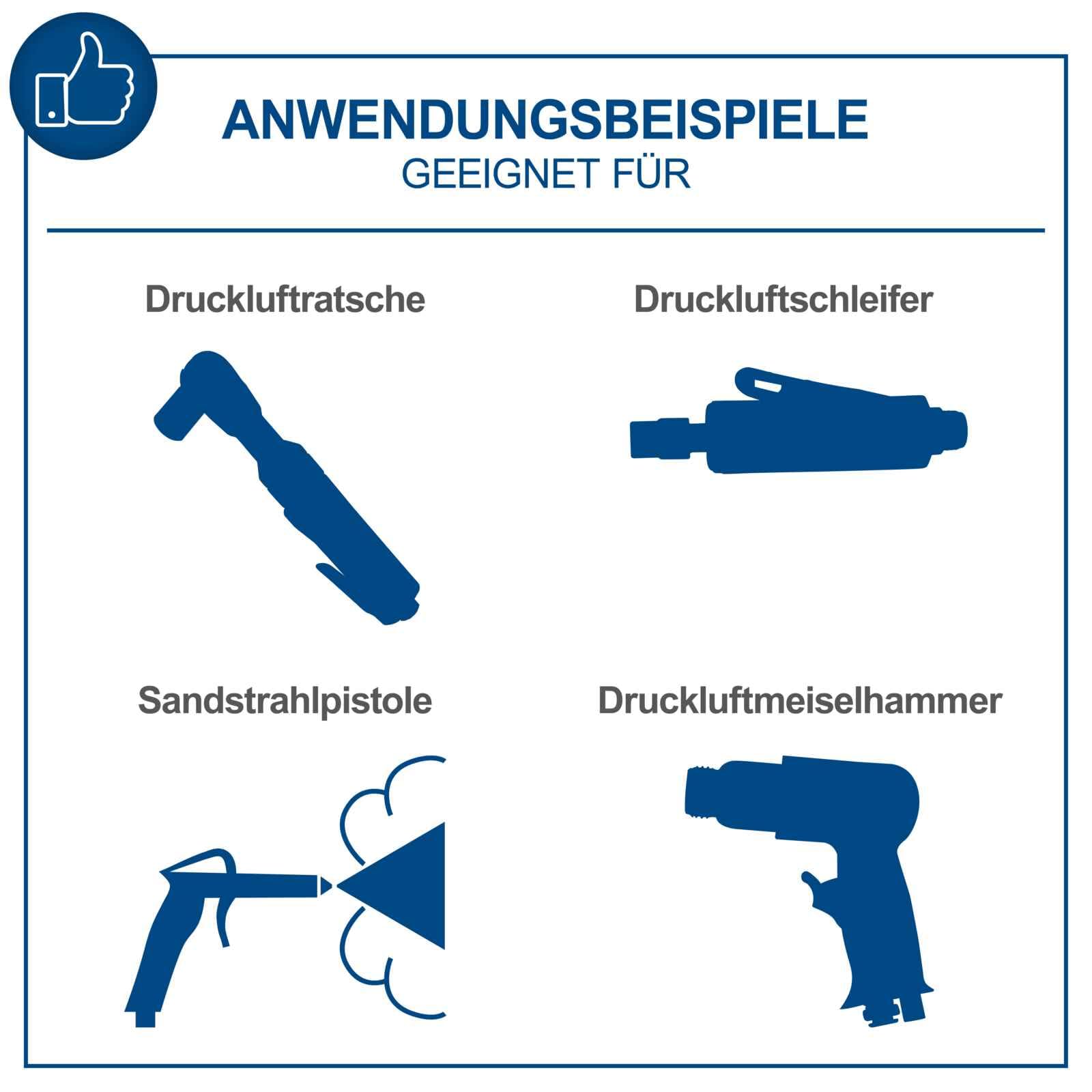 Scheppach Druckluft Kompressor HC53DC | 2200W Leistung | 50L Kessel | 10bar Druck | Ansaugleistung 412 L/min | Druckminderer, ölgeschmiert, Doppelzylinder