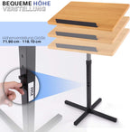 Pyle Stehpult Höhenverstellbar – Mobiler Laptopständer & Stehtisch für Büro, Bühne oder Präsentationen – Ergonomisch, Universal & Leicht