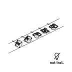 Paulmann Wire Set MacII max5x10W GU5,3 Schwarz ma