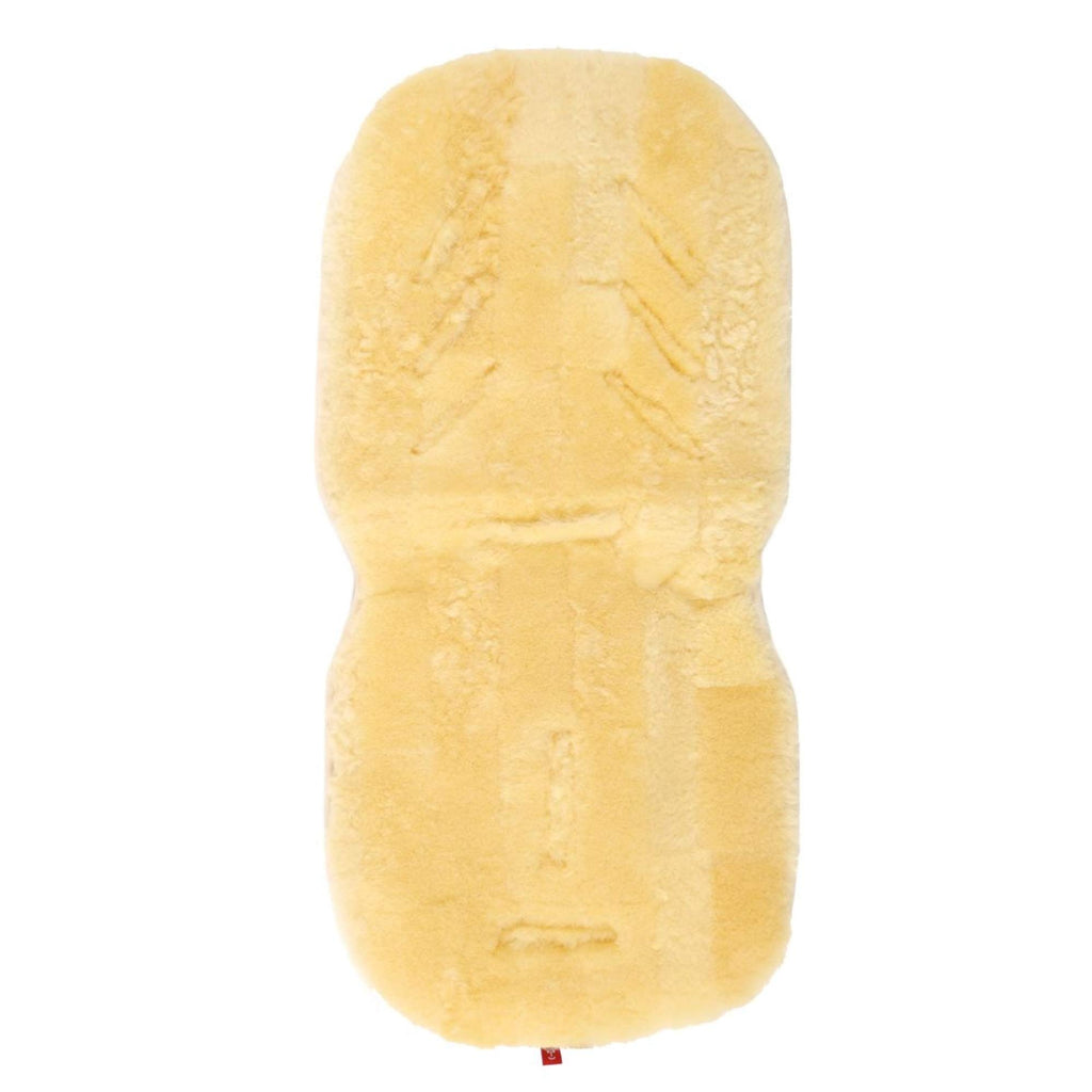 Kaiser Lammfelleinlage für Babyschale 35x 80 cm Patchwork Lammfell Medizin