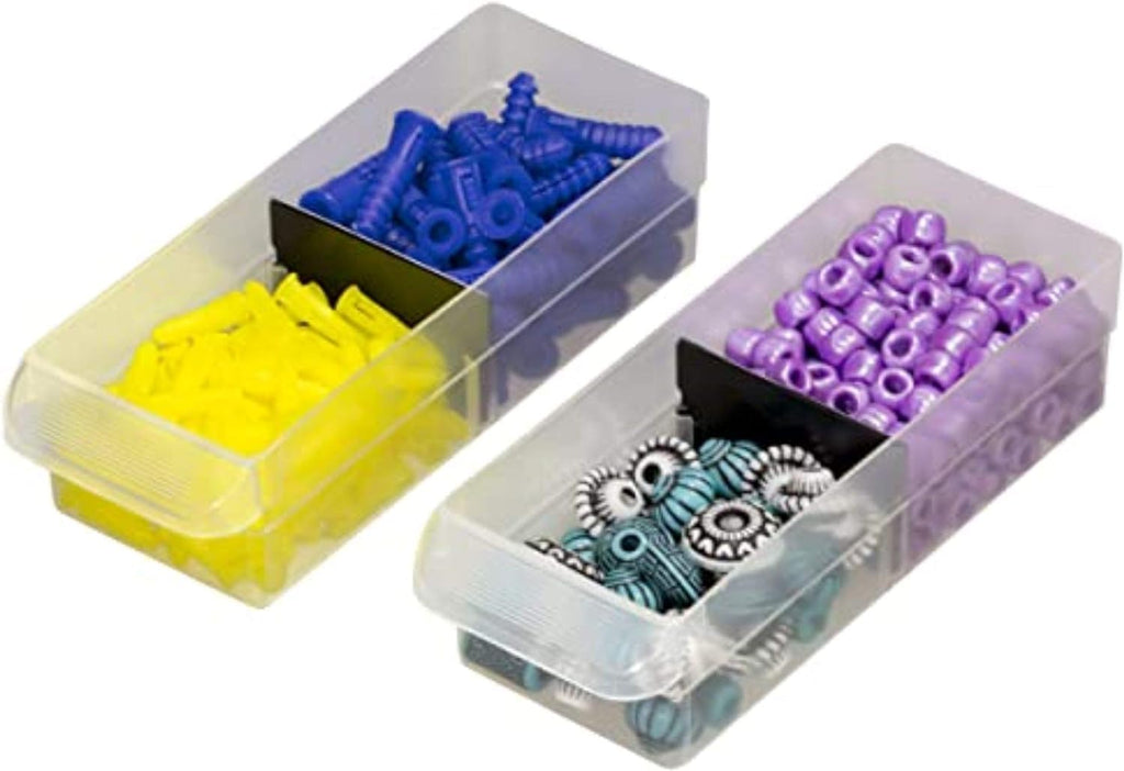 Akro-Mils 10164 Schubladenschrank mit 64 Schubladen, Kunststoff, für Garage, Perlen- und Make-up-Organizer, Lego-Aufbewahrung, Lehrer-Werkzeugkasten und mehr, 50,8 x 15,2 x 40,6 cm (B x T x H) Schwarz