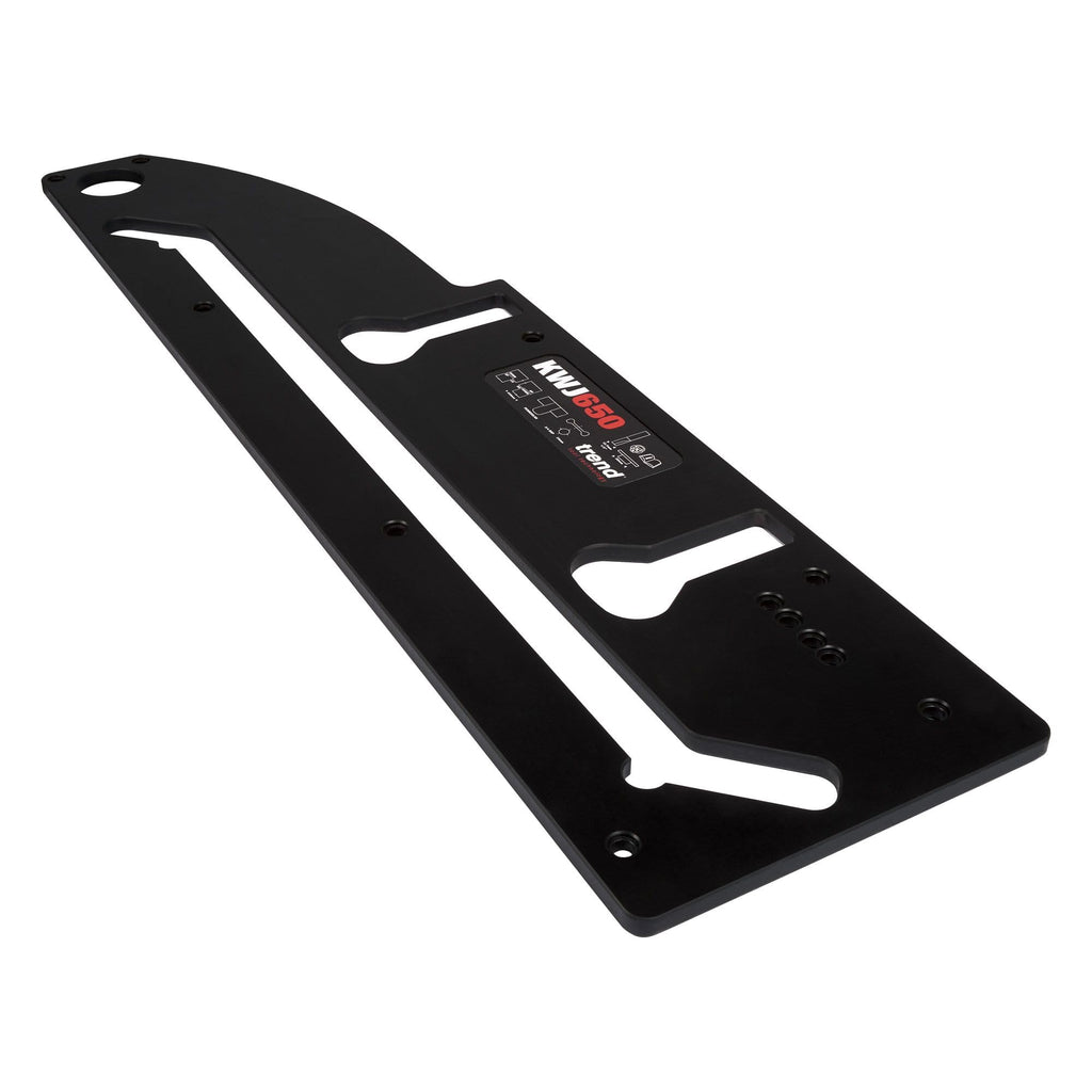 Trend Küchenarbeitsplatten-Frässchablone mit Halbinsel-Schnitt, für Arbeitsplatten bis zu 650 mm, KWJ650