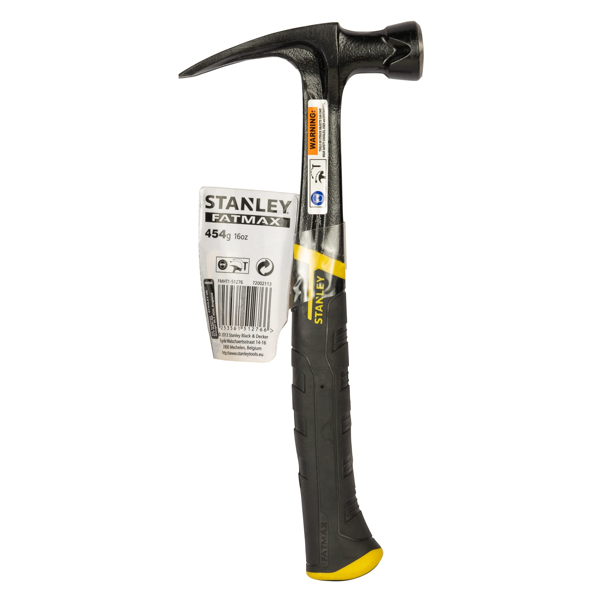 STANLEY FATMAX AntiVibe Klauenhammer 453g, flache Klaue, FMHT-51276