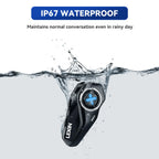 LEXIN G2P Motorrad Bluetooth Headset, Helm Kommunikationssystem für 2 bis zu 6 Personen in Reichweite von 1000m, IP67 Wasserdicht Freisprecheinrichtung mit FM Radio, Doppelpack