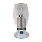 EGLO Steckdosenspot Mini, 1 flammige Steckerleuchte, Steckdosenlampe aus Stahl, Farbe: Nickel matt, chrom, Fassung: GU10, inkl. Schalter und Flexarm