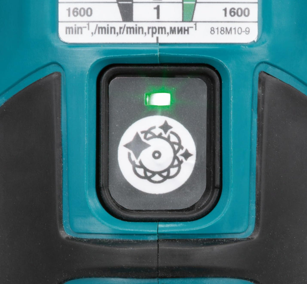 Makita DPO600TKX1 Exzenterpolierer, 1 Akku plus Ladegerät im Transportkoffer, Blau, 18 V / 5,0 Ah