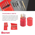 Starrett 18AA Automatischer Körner mit einstellbarem Hub, 4" Länge, 7/16" Durchmesser