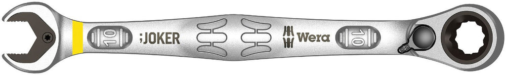 Wera Joker Switch Maul-Ringratschen-Schlüssel, umschaltbar, 10 x 159 mm, Leuchtgelb, 05020065001
