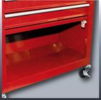 Einhell Werkstattwagen TC-TW 100 (Interlock-System, 4 drehbare Rollen mit Zwei Feststellbremsen, Ablagefach mit Klappe)