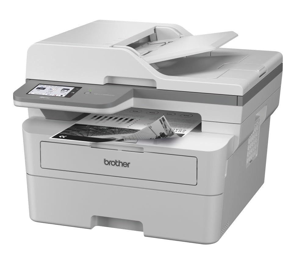 Brother MFCL2960DW Monochrom-Laser-Multifunktionsgerät mit 34 Seiten pro Minute, automatisches beidseitiges Drucken und Kopieren, kabelgebundenes Netzwerk, WLAN, 8,8 cm Touchscreen-Display, 1500