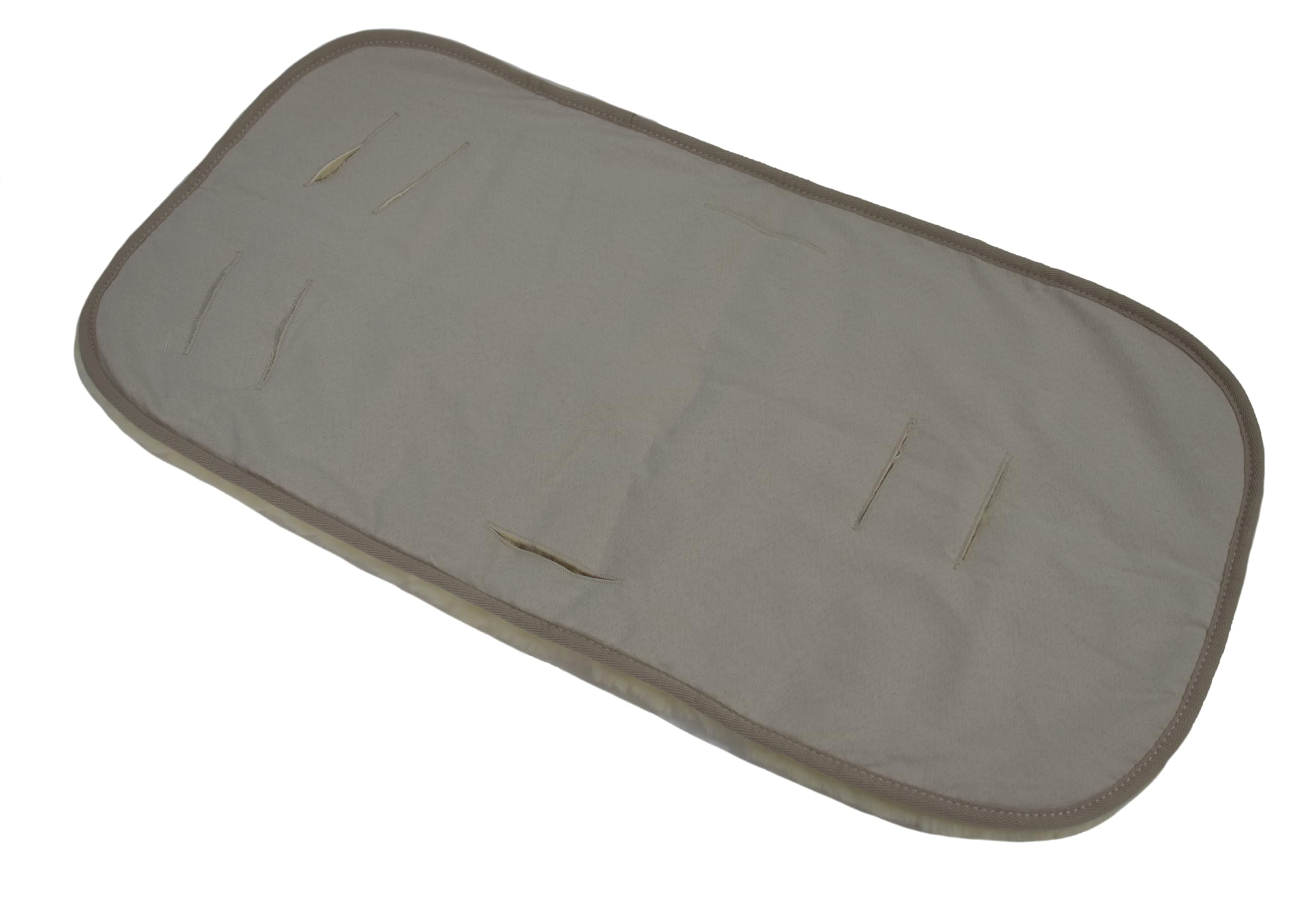 KIWA Echt Lammfell Einlage für Kinderwagen Buggy Baby Bett Kinderbett medizinisch gegerbtes Merino Schaffell