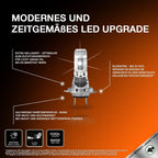 OSRAM Night Breaker LED H7 Straßenzulassung Autofahrerfreundlich Heller Blendungsarm
