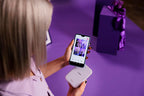 Canon Zoemini 2 perlweiß Mini Fotodrucker mobil tragbar unterwegs Hosentasche (Fotodruck 5x7,6 cm, kabelllos, für Smartphone + Tablet, eingebauter Akku, App, Bluetooth) [+ 10er Zink Druck-Set]