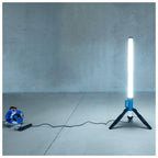 Ledino LED Stehlampe 120W | 360° Lichtsäule | 14400lm | IP69K | LED Baustrahler | Flutlicht für Werkstatt & Baustelle | nicht dimmbar | 5m Kabel