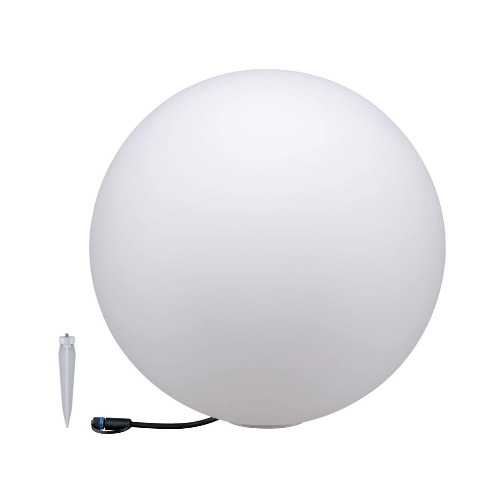 Paulmann 94179 Plug & Shine Lichtobjekt Globe IP67 3000K 575lm 24V Kugelleuchte Aussenleuchte Gartenbeleuchtung Terassenbeleuchtung 94179