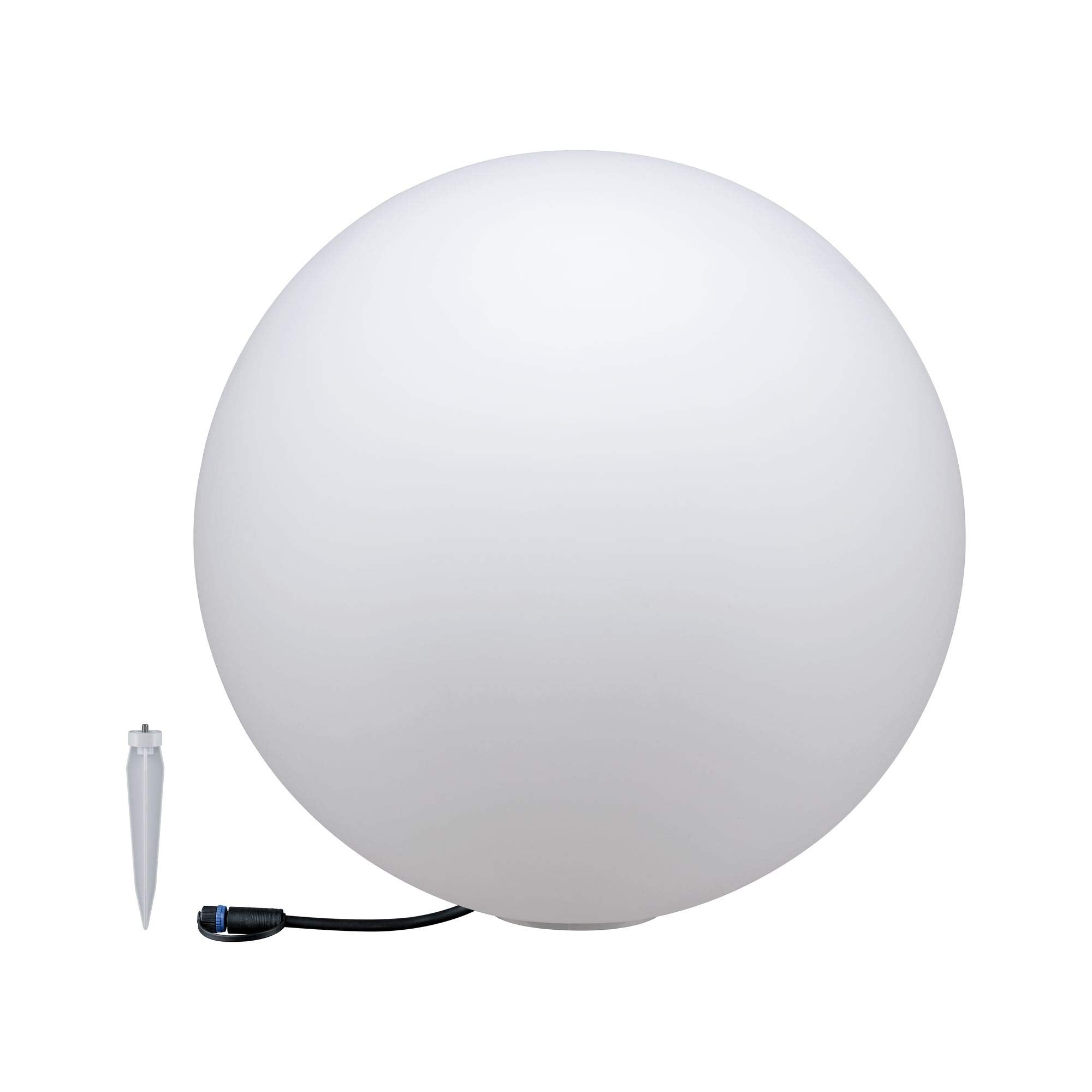 Paulmann 94179 Plug & Shine Lichtobjekt Globe IP67 3000K 575lm 24V Kugelleuchte Aussenleuchte Gartenbeleuchtung Terassenbeleuchtung 94179