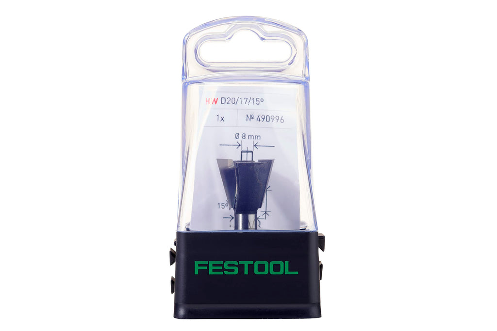 Festool Grat-/Zinkenfräser HW S8 D20/17/15°