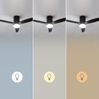 Cecotec - Deckenventilatoren mit Licht EnergySilence Aero 5600 Aqua GoldBlack Connected, 132 cm, 40 W, LED 20W Litch, 3 Flügel, 6 Geschwindigkeiten, Timer, Winter/Sommermodus, Wi-Fi, Goldschwarz