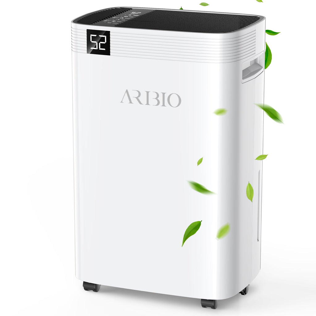 Luftentfeuchter Elektrisch, 30L/Tag Leistungsstarker Entfeuchter mit LED Anzeige,Timer, Wäschetrocknung, Raumgröße ca 300m³/100㎡, Gegen Feuchtigkeit & Schimmel in Keller, Badezimmer & Wohnung
