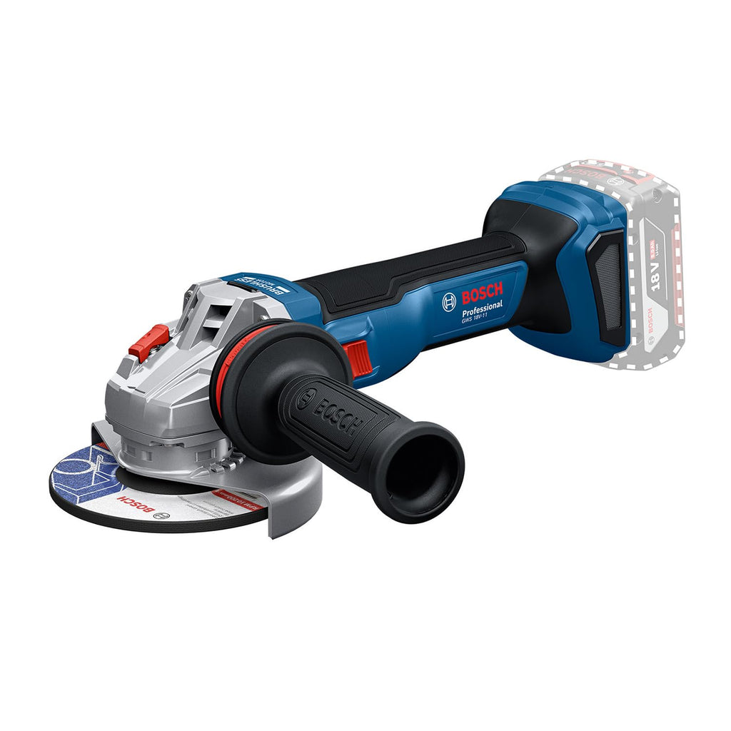 Bosch Professional 18V System Akku-Winkelschleifer GWS 18V-11 (Scheibendurchmesser 125 mm) ohne Drehzahlauswahl