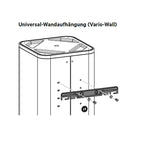 AEG Wandspeicher DEM 100 Basis, Warmwasserboiler 100 Liter, stufenlose Temperaturwahl, Schnellaufheiztaste, 230 V mit Stecker, VDE geprüft, 234199