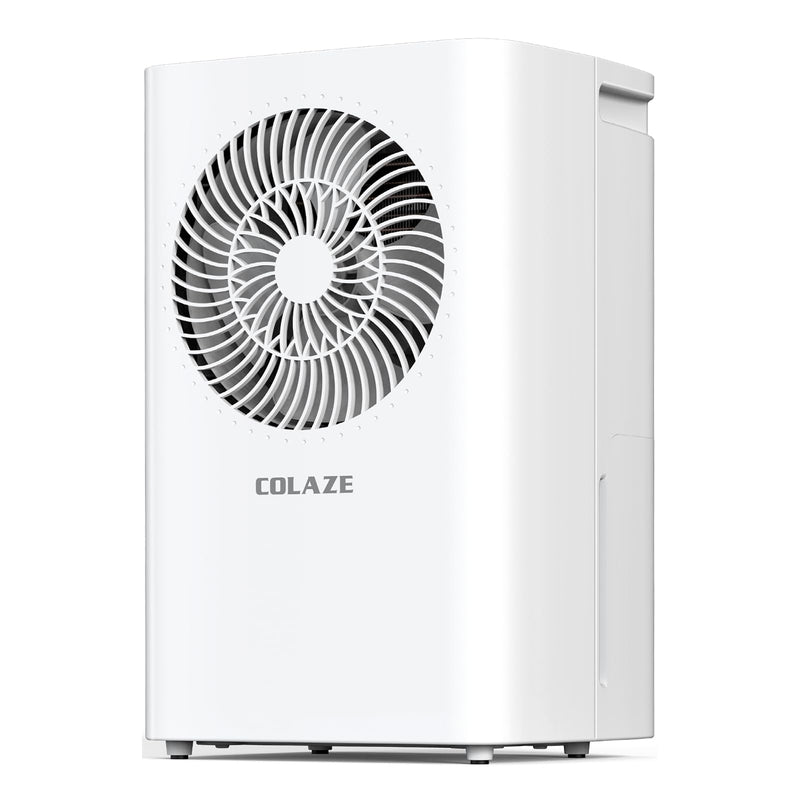 COLAZE Luftentfeuchter 12L/24h, Luftentfeuchter Elektrisch für Raumgrößen 120m³(30m²), Entfeuchter Leise, Raumentfeuchter mit Kompressor, Ideal für für Wohnung, Bad & Keller