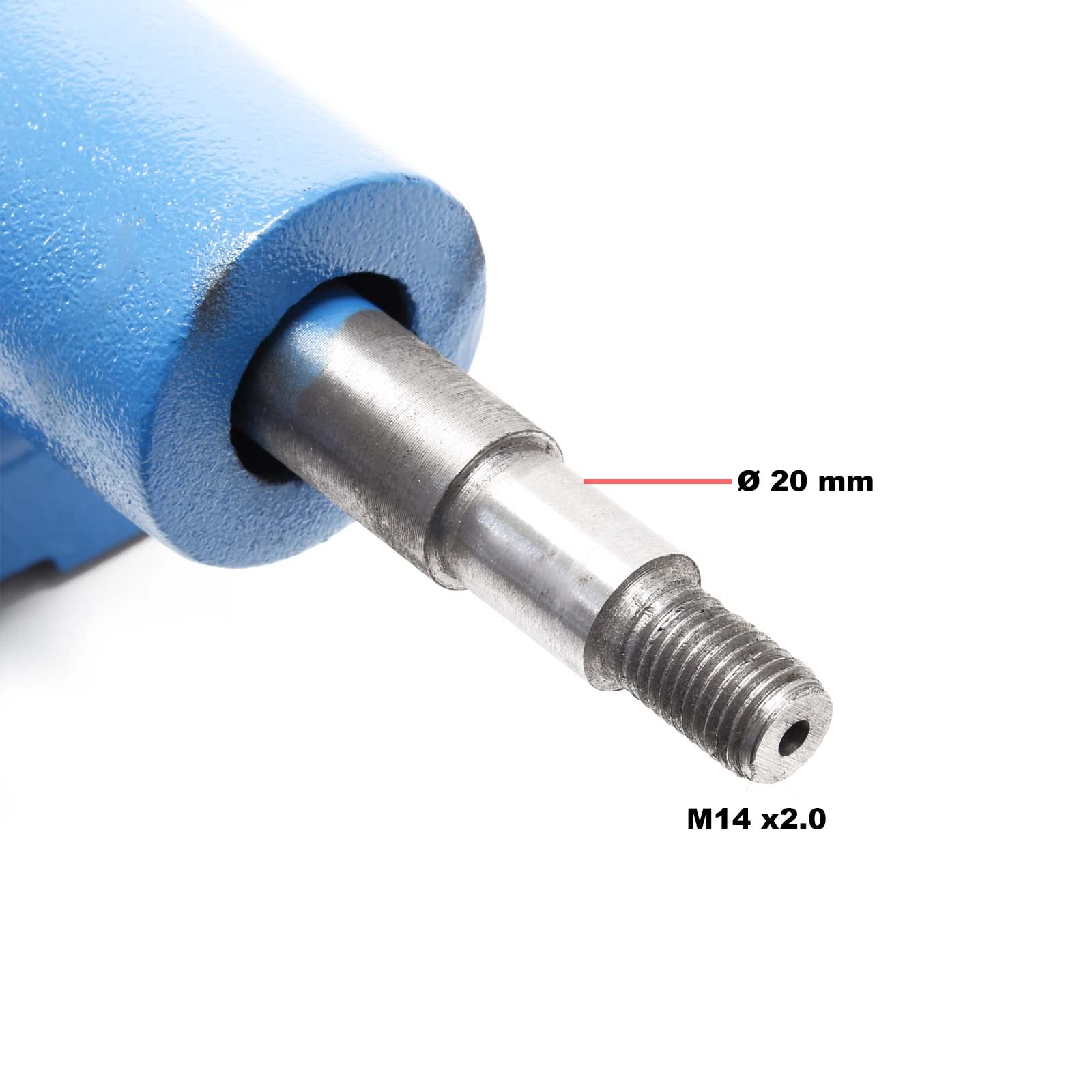 Wiltec Poliermaschine 750W mit 2 Polierscheiben Ø 200mm, 2950 U/min, Doppelschleifer mit robustem Gehäuse aus Guss und Standfuß