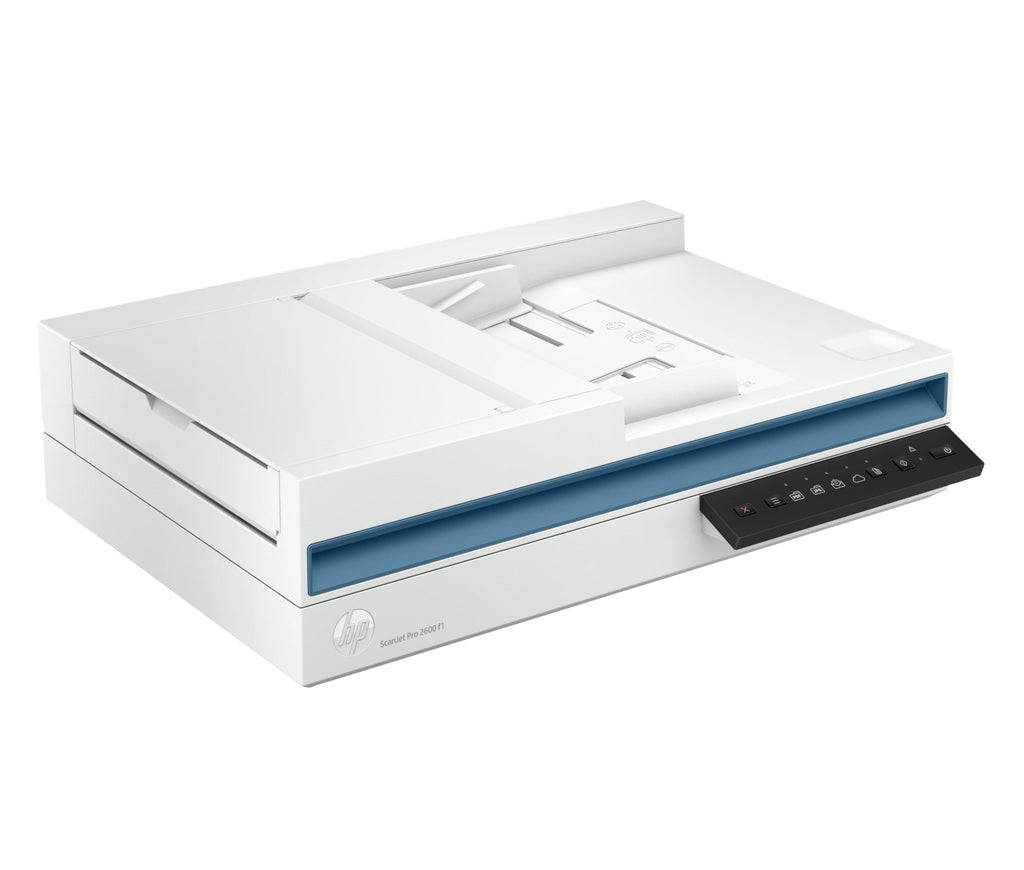 HP ScanJet Pro 2600 f1, Scanner, Flachbett, 60-Blatt ADF, USB 2.0, bis zu 1.500 Seiten täglich, Kurzbefehle