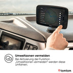 TomTom LKW Navi GO Expert Plus (7 Zoll-Display, Routenführung und POIs für große Fahrzeuge, TomTom Traffic inklusive, Weltkarten, Echtzeitwarnungen zu Beschränkungen)