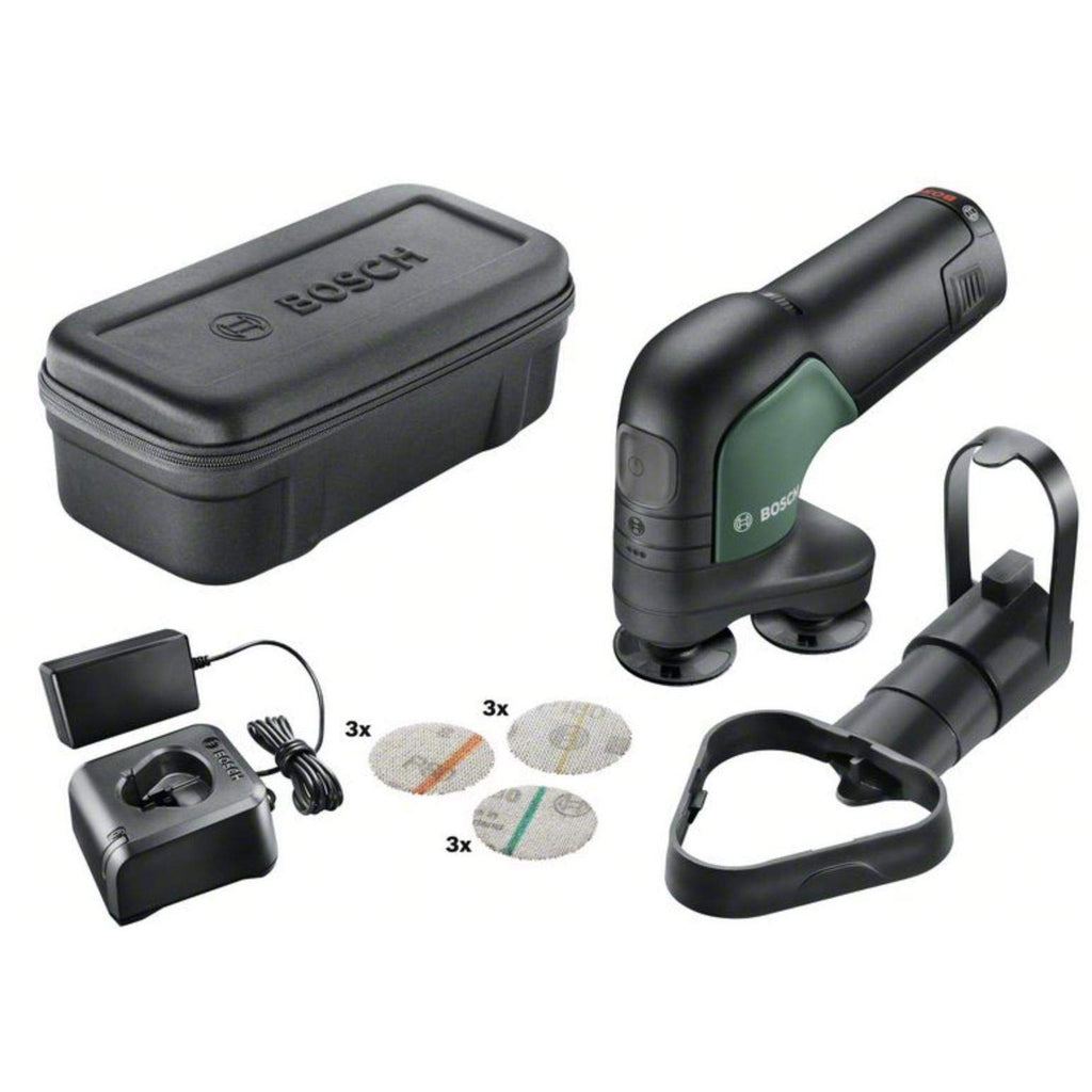 Bosch Home and Garden Home and GardenAkku Schleifer und Polierer EasyCurvSander 12 (1 Akku, 12 Volt System, in Softbag), 06039C9000, mit 1 Akku (2,5 Ah) in Tasche