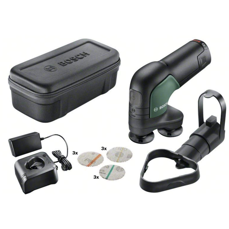 Bosch Home and Garden Home and GardenAkku Schleifer und Polierer EasyCurvSander 12 (1 Akku, 12 Volt System, in Softbag), 06039C9000, mit 1 Akku (2,5 Ah) in Tasche