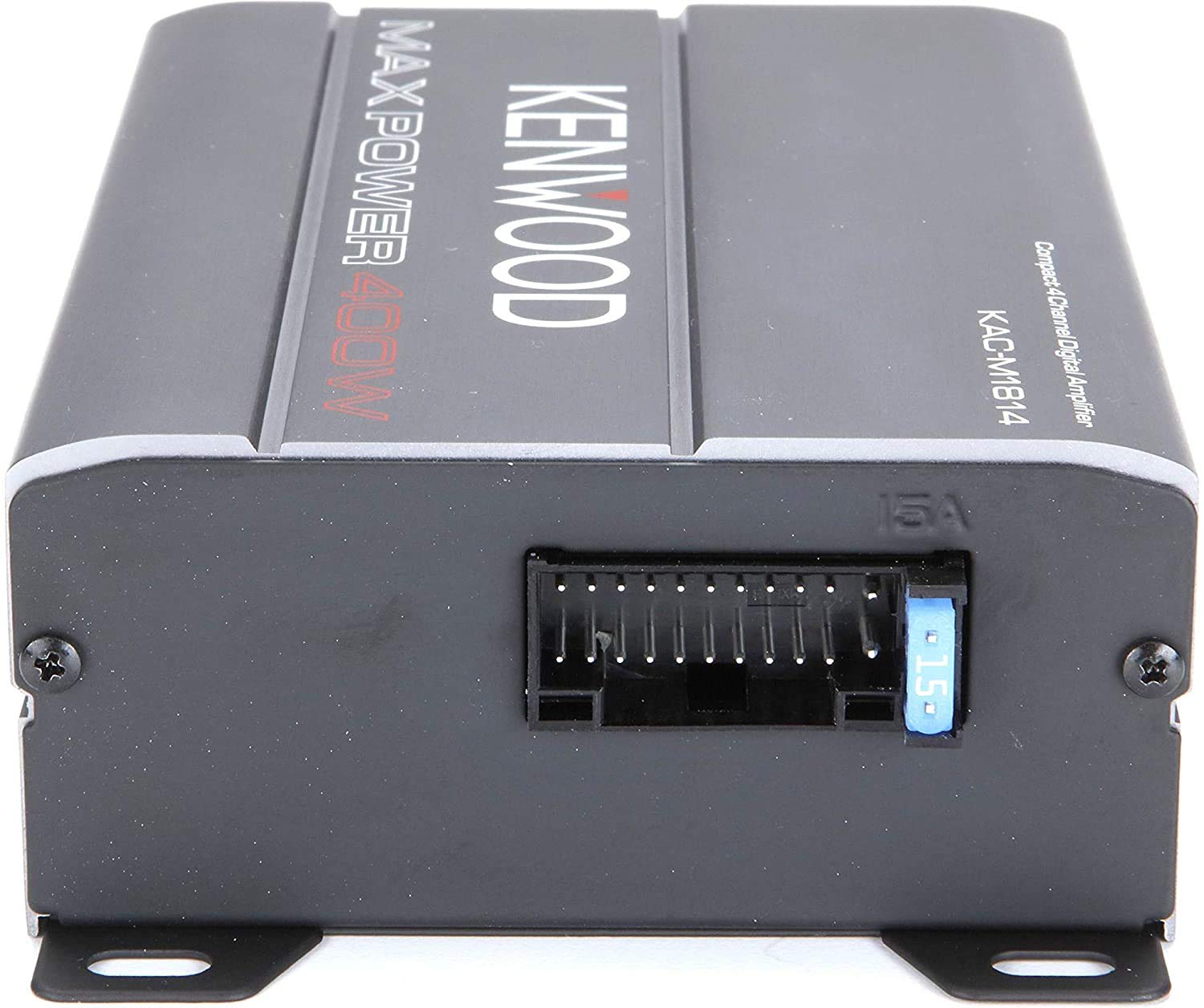 Kenwood KAC-M1814 4-Kanal-Digitalverstärker, kompakt, überbrückbar, 400 W max. Leistung