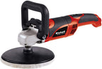 Einhell Polier- und Schleifmaschine CC-PO 1100/1E (1.100 W, bis 3.500 min-1, Drehzahlelektronik, Spindelarretierung, Kletthaftung, inkl. 1x Schaumstoffaufsatz, 2x Synthetikpolierhaube, Schleifpapiere)