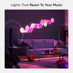 Nanoleaf Shapes Triangle Erweiterungspack, 3 zusätzliche Dreieckigen LED Panels - Smarte Modulare RGBW WLAN 16 Mio. Farben Wandleuchte Innen, Musik & Bildschirm Sync, Funktioniert mit Alexa