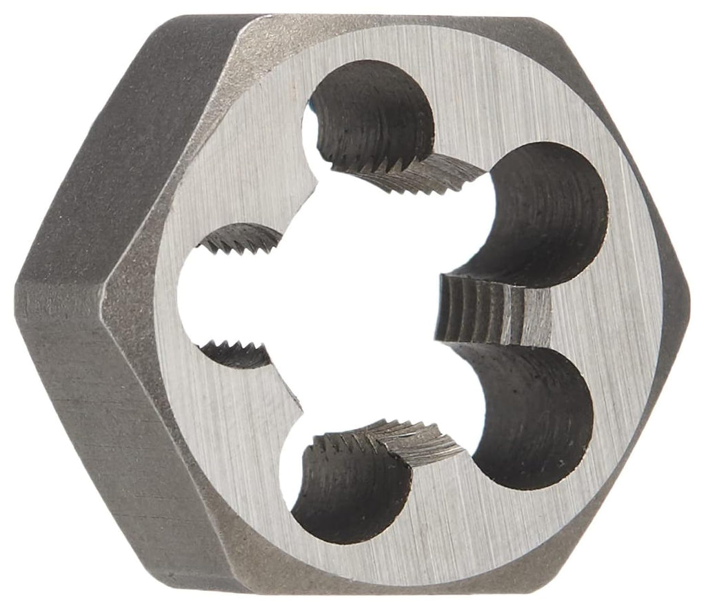 HSS-America DWT Carbon Stahl Sechskant Schneideisen (# 4–101,6–12,7 cm-8, M1,6 x Ring – M50 x 1,5, Standard und Linke Hand), unbeschichtet (hell) Finish, m30 x 1.5, 1